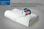 Visco Elastic Contour Memory Foam Pillow with Bamboo Fiber Fabric Cover