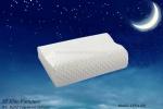 Contour Latex Foam Pillow with Velboa Fabric Cover