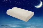 Contour Memory Foam Pillow with Velvet Fabric Cover