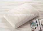 Soap Shape Memory Foam Pillow with Velboa Fabric Cover